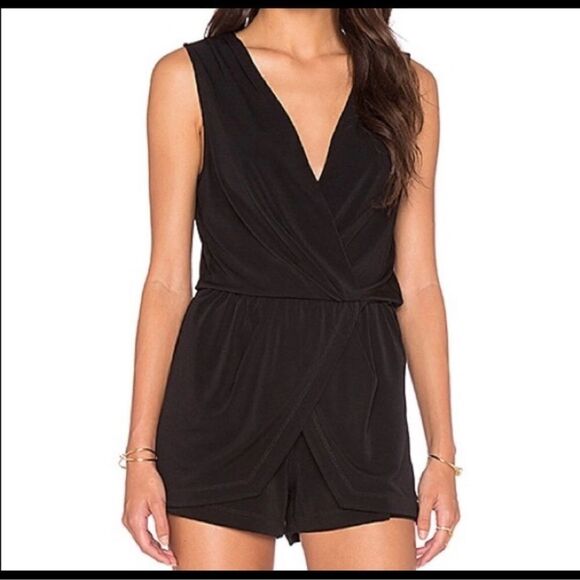 BCBGeneration Black Skirt Romper - Picture 2 of 14
